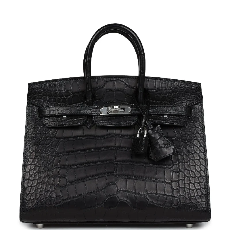 Bags With Seasonal Sales Hermes Birkin Sellier 25 Black Matte Alligator Palladium Hardware Bags With Seasonal Sales Hermes Birkin Sellier 25 Black Matte Alligator Palladium Hardware