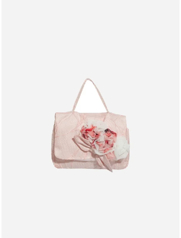 Stylish Bags For Fashion Bloggers Jacquard Pink Bag