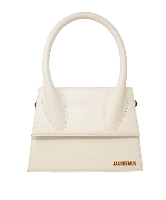 Uxury Designer Handbag Brands Jacquemus White Leather Bag