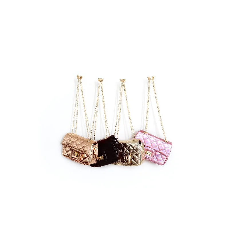 Designer-Inspired Bags At Budget-Friendly Prices Maeli Rose Quilted Purses in Gold or Pink Designer-Inspired Bags At Budget-Friendly Prices Maeli Rose Quilted Purses in Gold or Pink