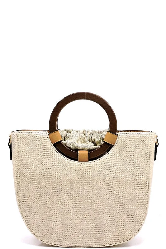 Genuine Bags On Clearance Sale Medium Straw Satchel
