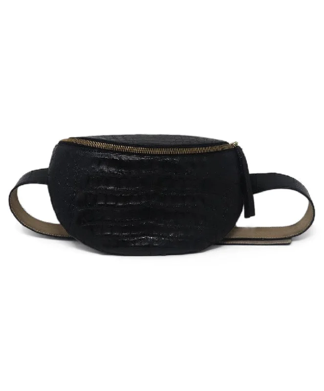 Valentine's Day Nancy Gonzalez Black Crocodile Fannypack Valentine's Day