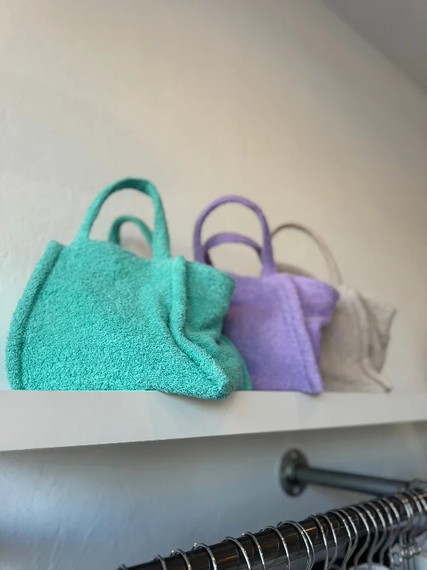 Chic Bags For Office Professionals And Urban Dwellers Softy Terry Mini Bag