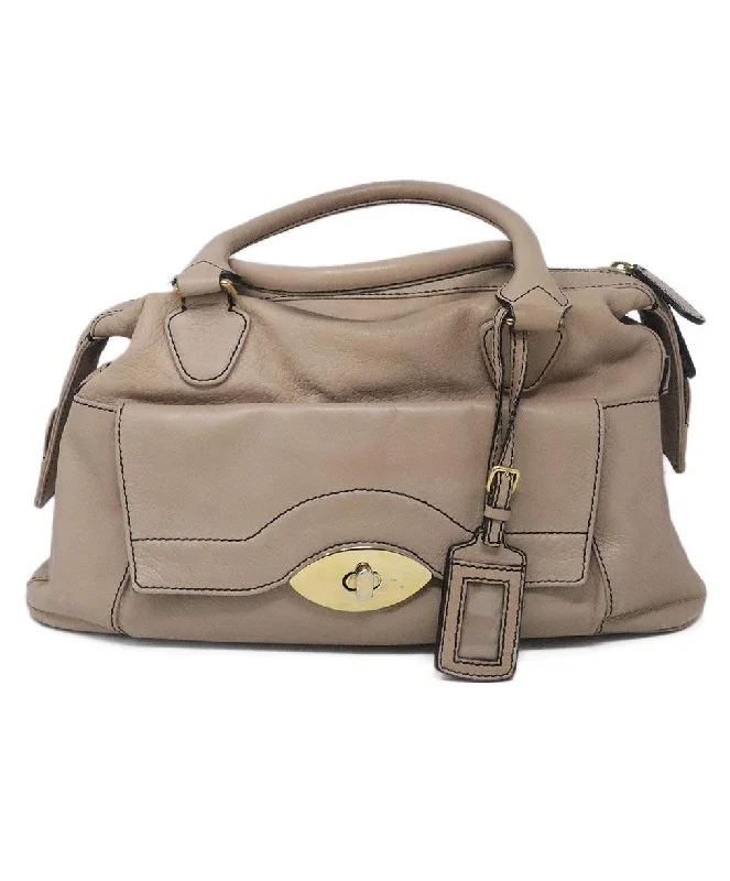 Eco-Friendly Bags For Sustainable Fashion Lovers Valentino Beige Leather Satchel Eco-Friendly Bags For Sustainable Fashion Lovers