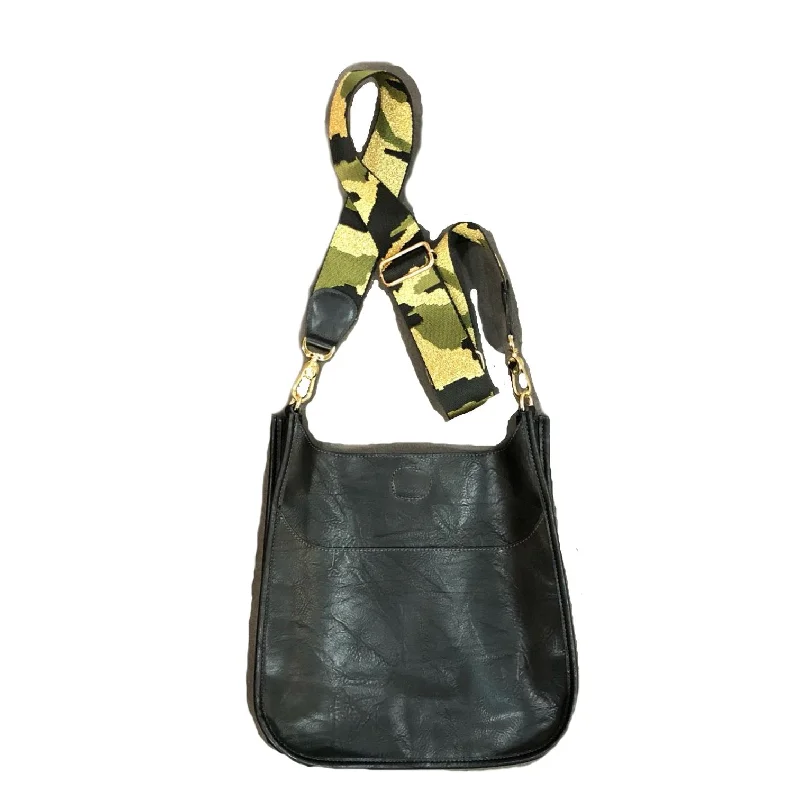 Limited-Time Offer On Trendy Bags VEGAN LEATHER MESSENGER BAG W/2" ADJUSTABLE GREEN CAMOUFLAGE GUITAR STRAP