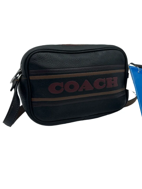 Limited Edition Bags For Collectors Coach Jamie Mini Stripe Leather Camera Bag Professional Bags With Office Discounts