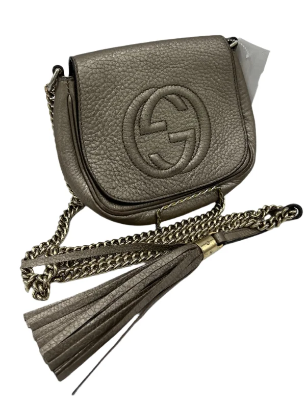 Feminine Style Promotions Gucci Soho Flap Metallic Chain Designer Bag Seasonal Sale Bags