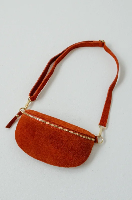 Step Ahead, Lead The Trend MINI LAURA WAIST BAG // TERRACOTTA Flash Sale On Premium Bags