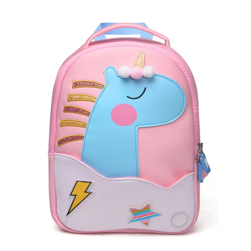 Bags For Outdoor Adventures 3D Unicorn Bag Backpack For Kids Children