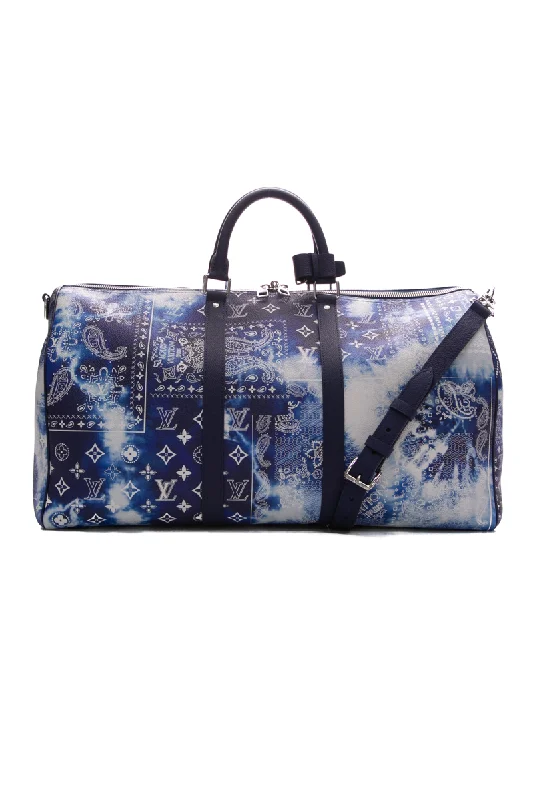 Luxury Bags On Sale Bandana Keepall Bandouliere 50 Travel Bag