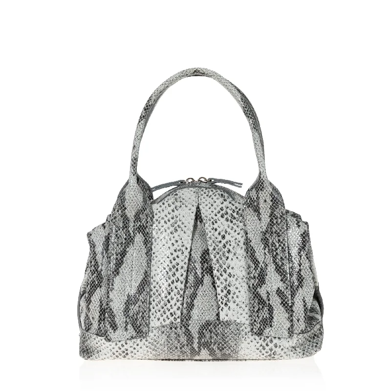 Fashion Forward Cast Away Too (Grey Snake) Affordable Handbags