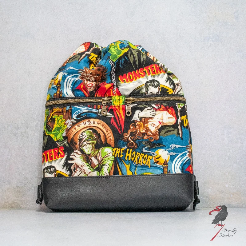 Everyday Bags For Work, School, Or Errands Classic Horror Characters Begonia Backpack