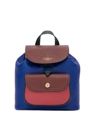 Luxury Bags With Premium Materials And Craftsmanship Coach Pennie Backpack 22 In Colorblock