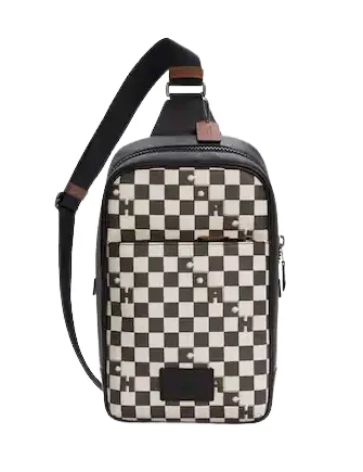 Lightweight And Affordable Bags Coach Westway Pack With Checker Print