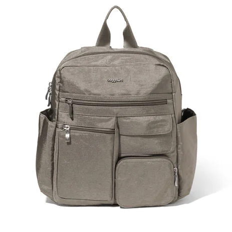 Chic Bags For Office Professionals And Urban Dwellers Modern Excursion Backpack - Sterling Shimmer Chic Bags For Office Professionals And Urban Dwellers Modern Excursion Backpack - Sterling Shimmer
