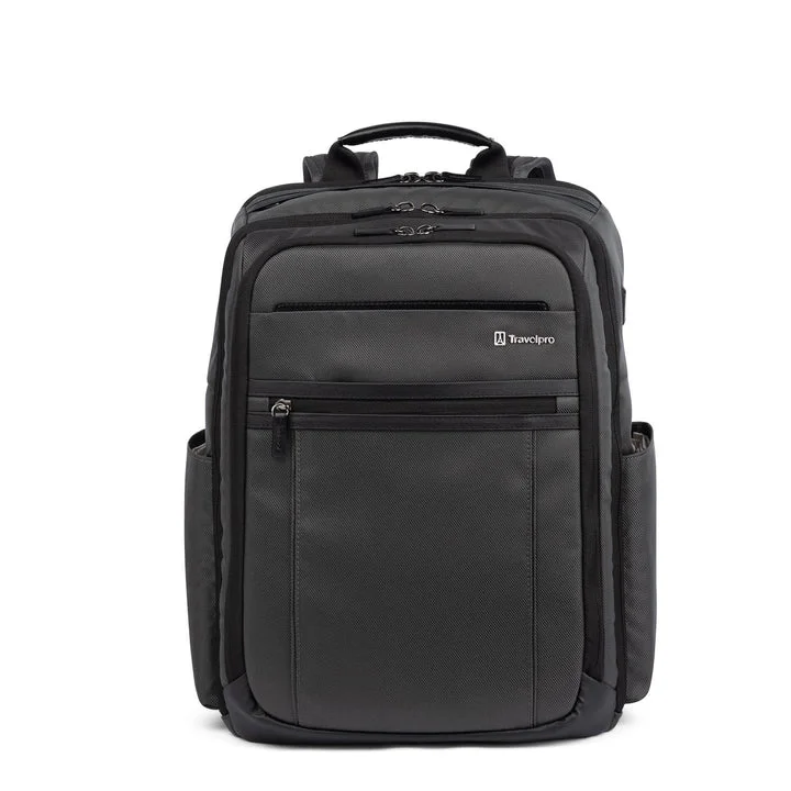 Vintage-Inspired Crew Executive Choice 3 Large Travel Backpack-Titanium Grey