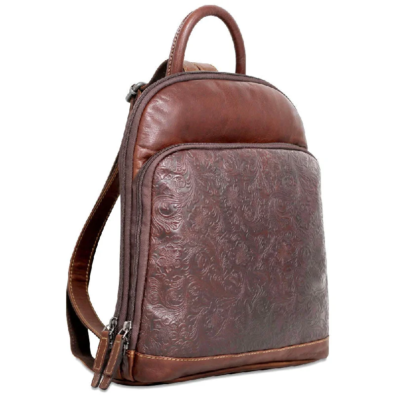 Lightweight Bags For Senior Travelers Floral Small Backpack #FL835