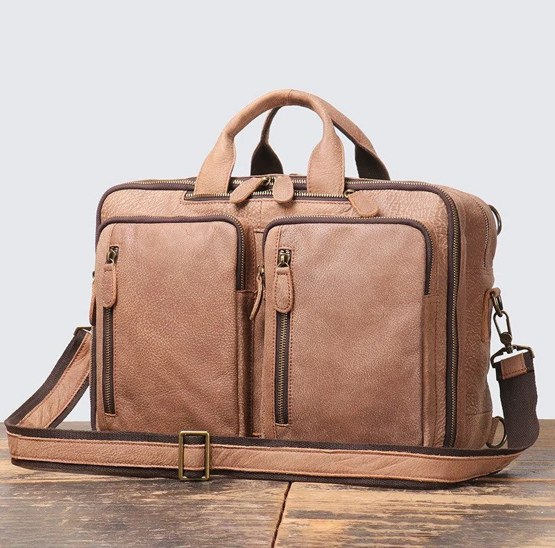 Rustic Bags For Outdoor And Nature-Inspired Looks Full Grain Leather Handbag Convertible Leather Backpack Laptop Bag Rustic Bags For Outdoor And Nature-Inspired Looks Full Grain Leather Handbag Convertible Leather Backpack Laptop Bag
