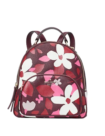 Luxury Bags Kate Spade New York Jackson Forest Floral Medium Backpack