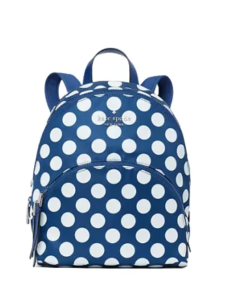 Genuine Bags On Clearance Sale Kate Spade New York Karissa Nylon Seaside Dot Medium Backpack