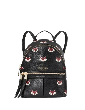 Trendy And Discounted Designer Handbags Kate Spade New York Out Of The Woods Fox Mini Convertible Backpack