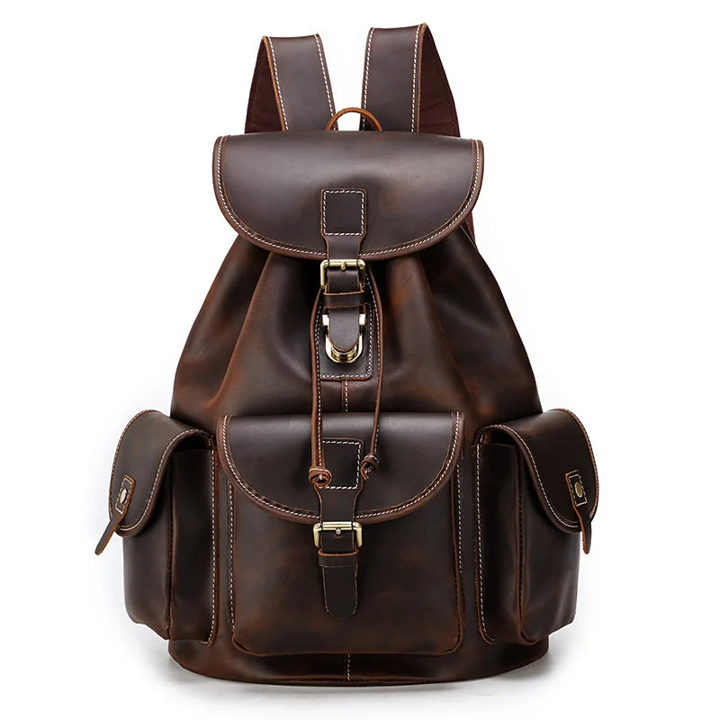 Trendy Bags For Sales Leather Laptop Backpack