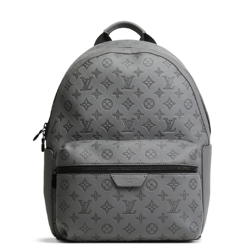 Cozy Handbags With Clearance Prices LOUIS VUITTON Monogram Shadow Discovery Backpack - Gray