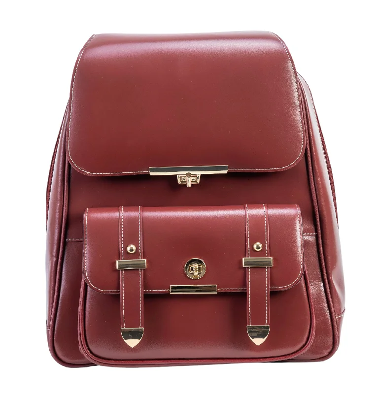 Lightweight Bags For Senior Travelers MARYVILLE | 11" Leather Business Laptop Tablet Backpack Lightweight Bags For Senior Travelers MARYVILLE | 11" Leather Business Laptop Tablet Backpack