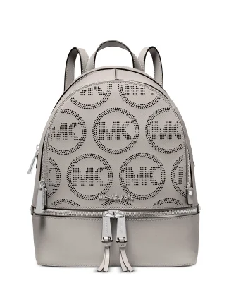 Anti-Theft And Budget-Friendly Bags Michael Michael Kors Rhea Zip Small Leather Backpack