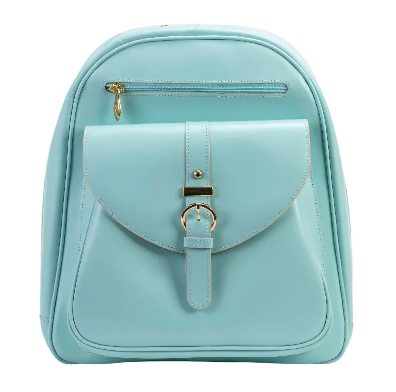 Stylish Bags With Discounts MOLINE | 11" Leather Business Laptop Tablet Backpack