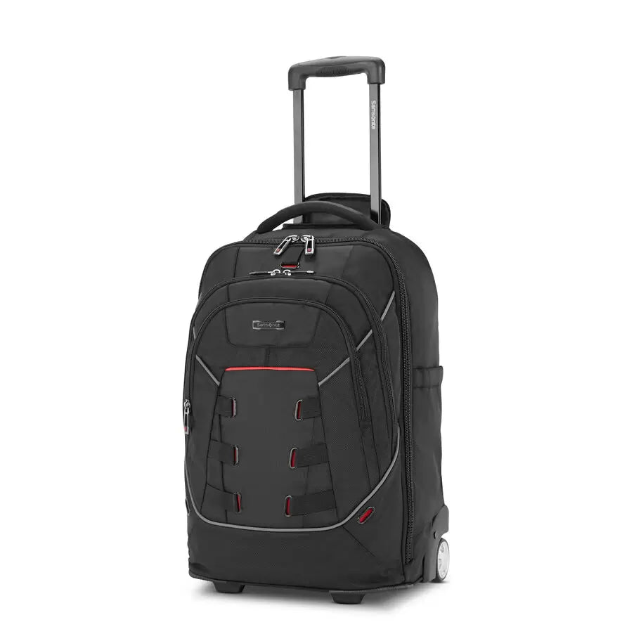 Affordable Handbags Tectonic NuTech 17" Wheeled Backpack-black
