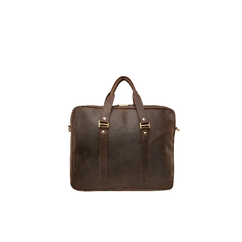 Affordable Bags Pull-up Leather Pili Folio Bag