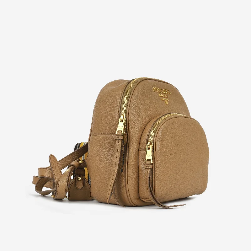 Sleek And Seasonal Sale Bags Prada -  Vitello Dano Zip Backpack