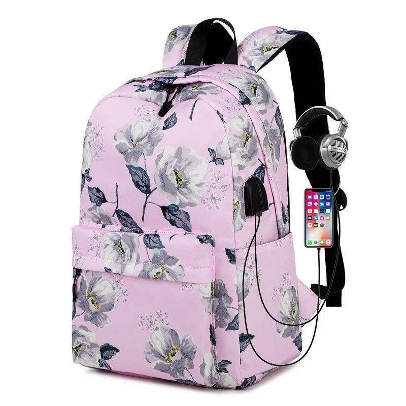 High-Quality Bags On Flash Sale Printed Backpack For Women