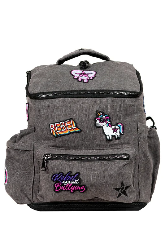 Eco-Friendly Bags With Discounts Smoke Rebel Hero Plus Backpack with Patches