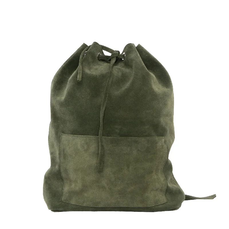 Flash Sales On Premium And High-Quality Bags SUEDE BACKPACK GREEN