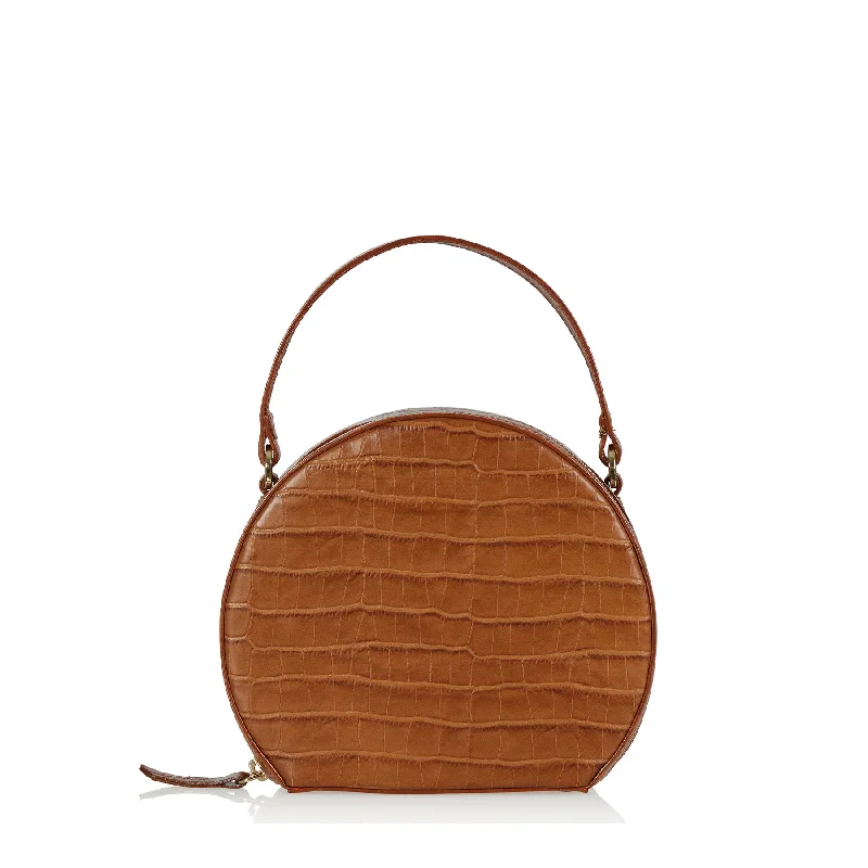 Lightweight And Affordable Bags The Hatter (Saddle Croc-Embossed) Clearance Bags For Budget Shoppers