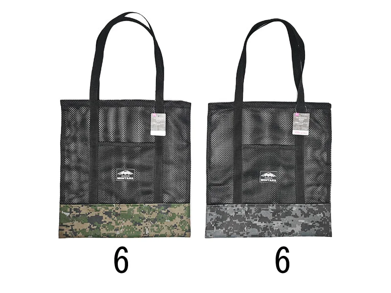 Durable And Fashionable Bags For Daily Use Multiple Pattern Mesh Bag -Camouflage-