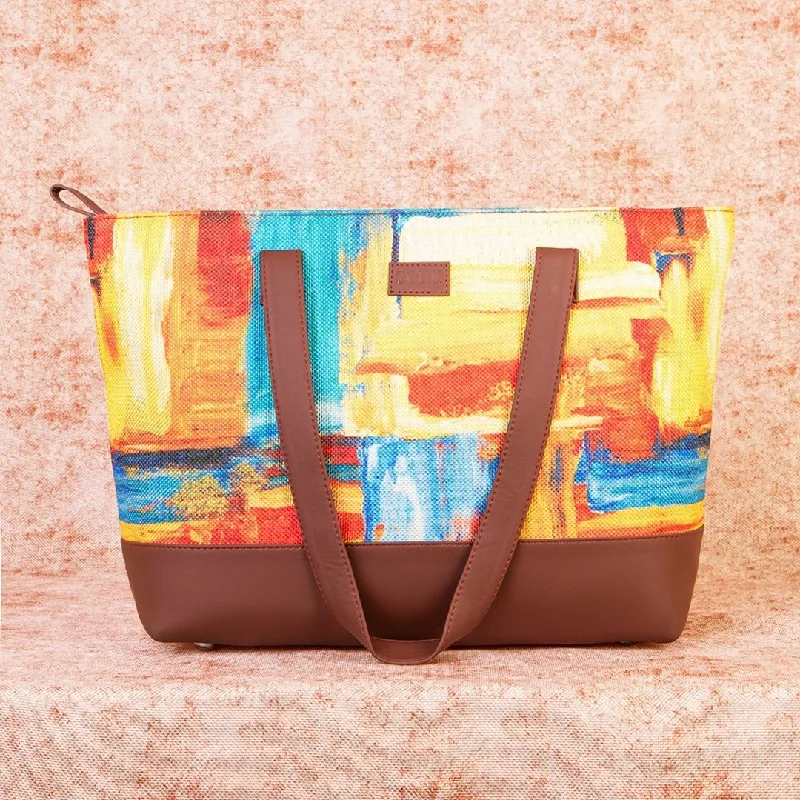 Glamorous Bags For Evening Events And Parties Abstract Amaze Shoulder Tote Bag