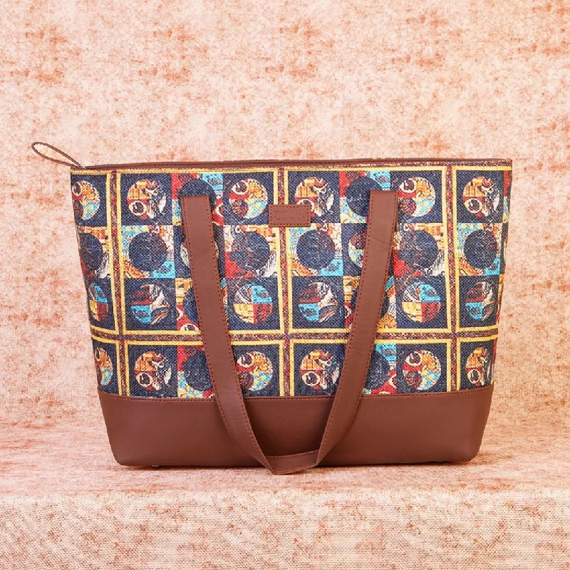 Discounted Designer Bags For Clearance Sale African Art Shoulder Tote Bag