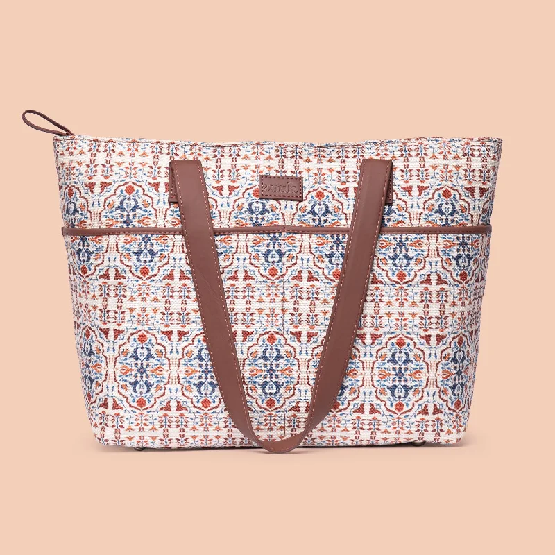 High-Quality Bags Agra Floral Tote Bag