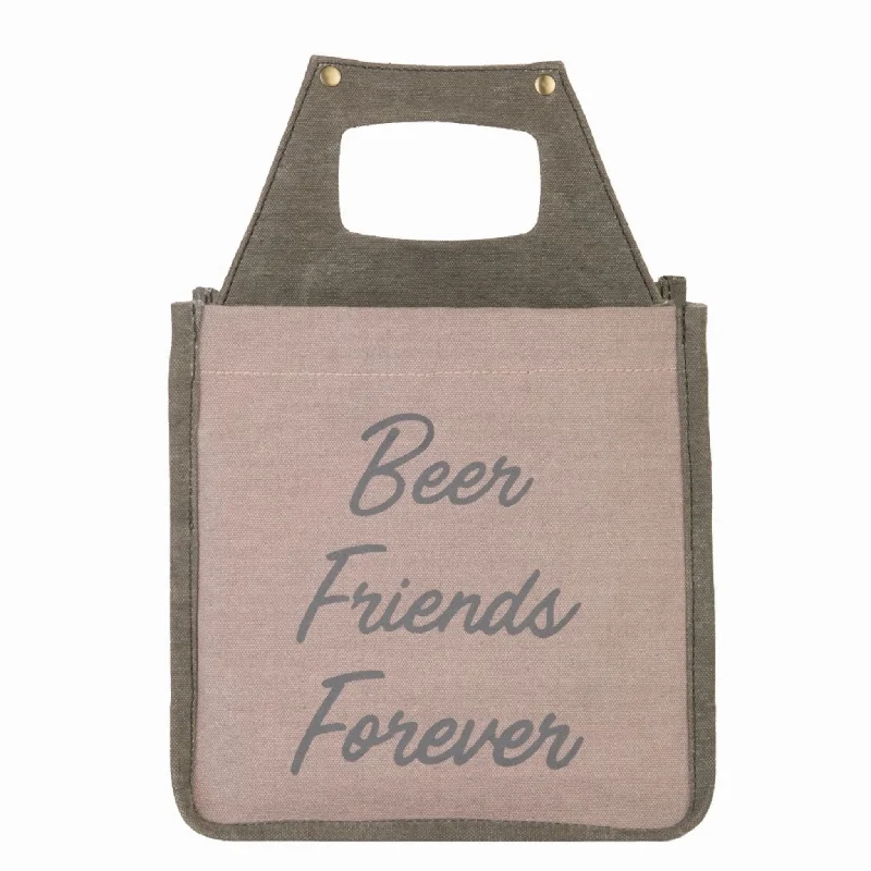 Luxury Bags On Sale Beer Friends 6 Pack Canvas Tote