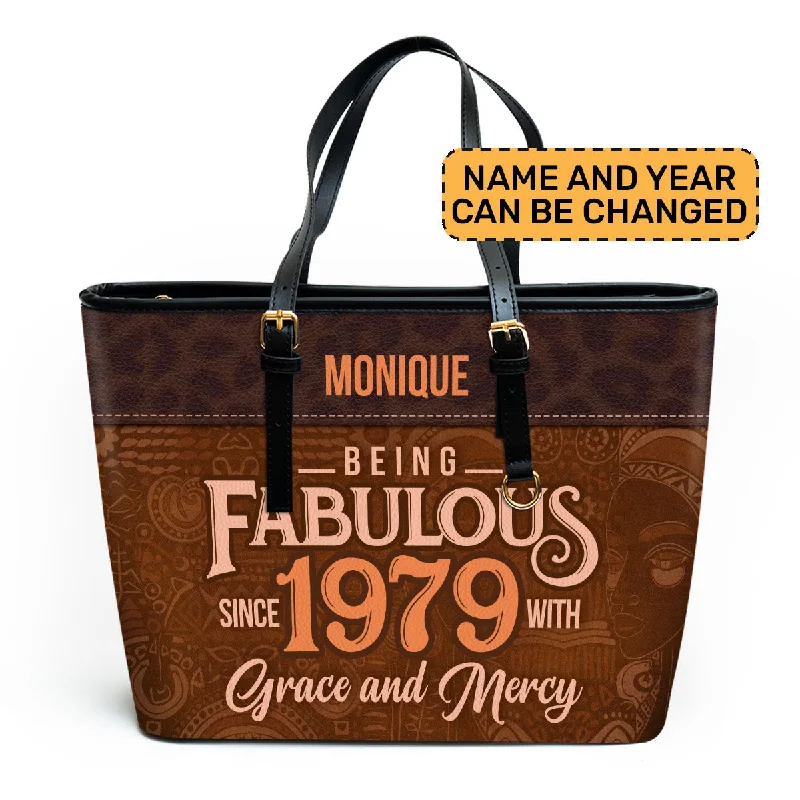 Designer Bags For Luxury Collectors With Offers Being Fabulous - Personalized Leather Totebag STB59