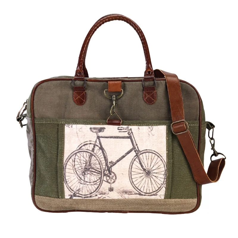 Seasonal Clearance Bags For Summer Bicycle Military Green Messenger
