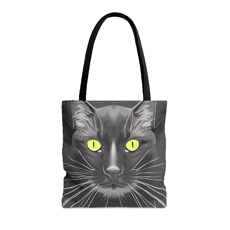 Discounted Designer Bags For Clearance Events Black Cat Face Tote