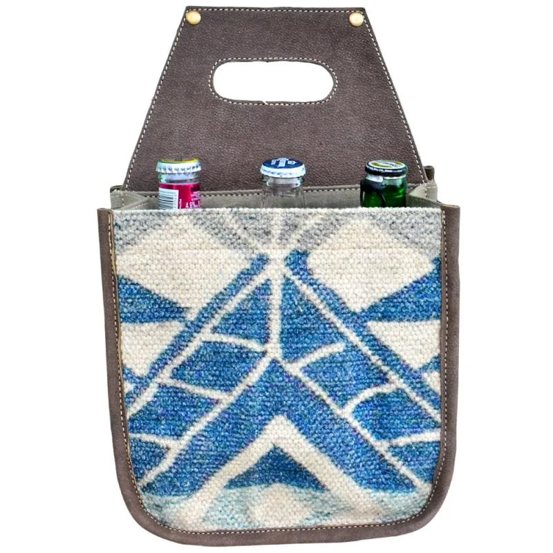 Black Friday And Cyber Monday Bag Deals Blue & Gray Fabric Bottle 6 Pack Canvas Tote Black Friday And Cyber Monday Bag Deals Blue & Gray Fabric Bottle 6 Pack Canvas Tote