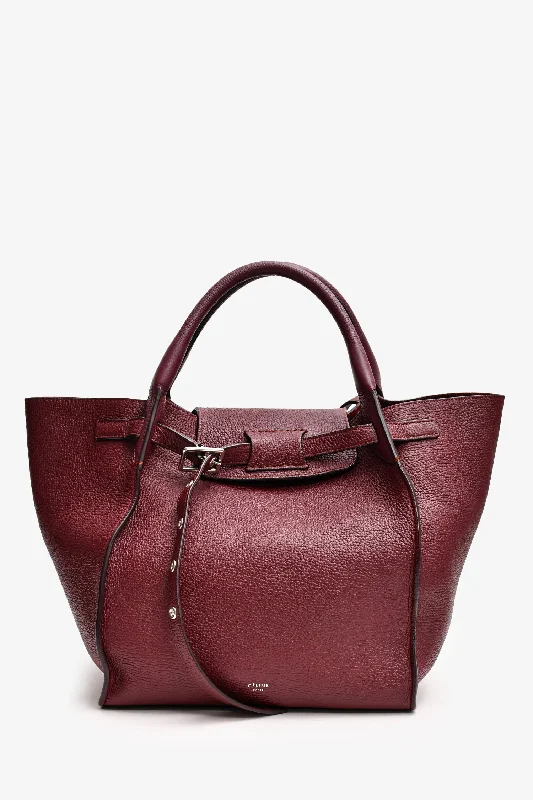 Rustic Bags For Outdoor And Nature-Inspired Looks Celine 2018 Burgundy Leather Small Big Tote Rustic Bags For Outdoor And Nature-Inspired Looks Celine 2018 Burgundy Leather Small Big Tote