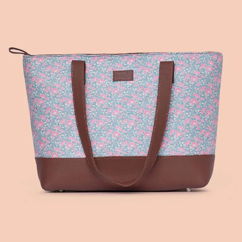 Retro Lovers Chettinad Florals Shoulder Tote Bag