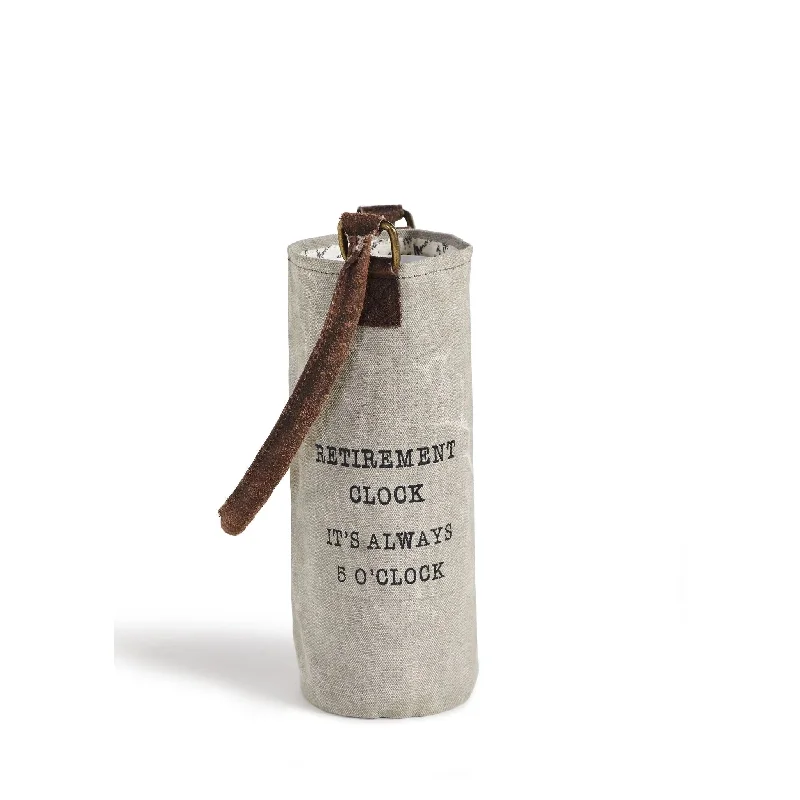 Minimalist Leather Bag For Modern Aesthetics Clockin' Out Wine Tote