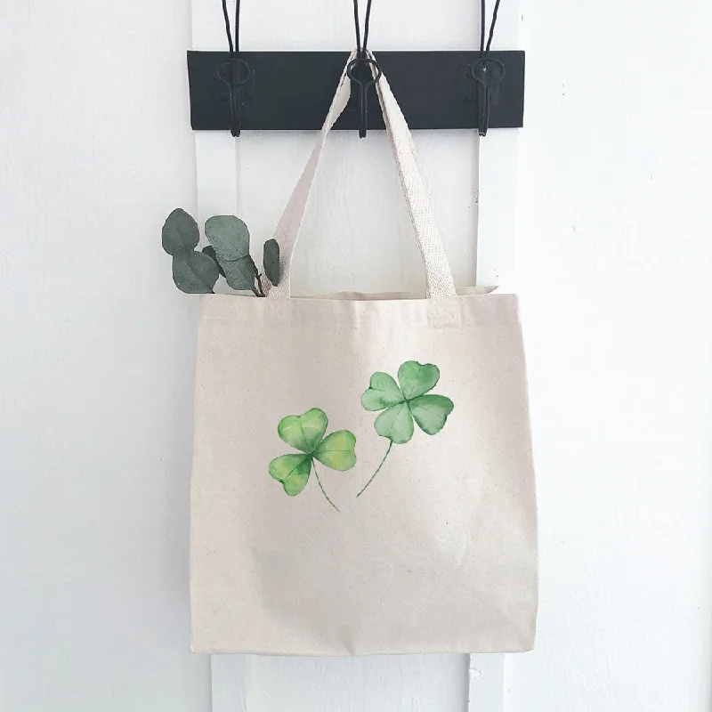 Discounted Designer Bags For Clearance Events Clover Pair - Canvas Tote Bag